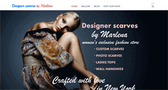 Desktop Screenshot of designerscarvesbymarlena.com